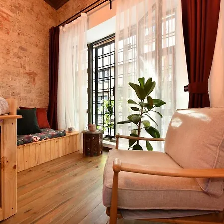 Wooden Style Ac Galata Apartment